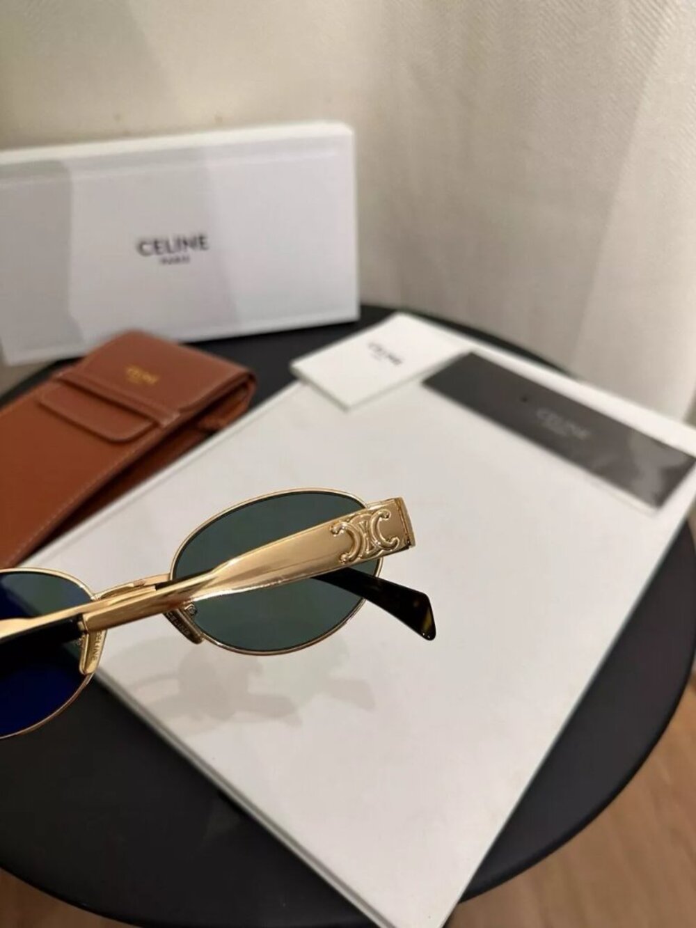 Celine Sunglasses Oval Triomphe Cl40235u - Picture 6 of 6
